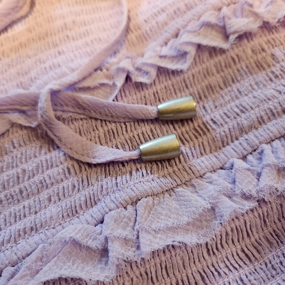 FREE PEOPLE SOLID LOLITA TOP PURPLE SZ XS - Picture 13 of 13